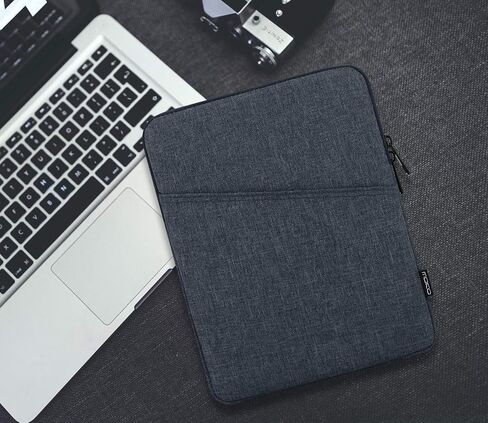 MoKo 9-11 Inch Tablet Sleeve Fits iPad air 5 10.9" 2022, iPad Pro 11 M2 2022-2018, iPad 10th 10.9 2022,iPad 9/8/7th Gen 10.2, iPad Air 4/3, iPad 9.7, Tab A 10.1, Polyester Bag with Pocket, Space Gray in Saudi Arabia