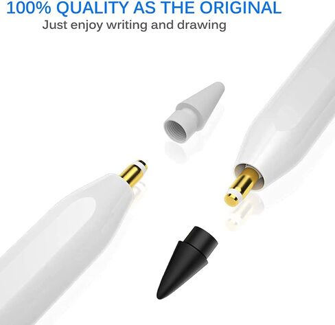 Pencil Tips Compatible with Apple Pencil 1st & 2nd Generation, Replacement Tips (4 Pack) and Nibs Protector Cover (4 Pack) for iPad Pro Pen in Saudi Arabia