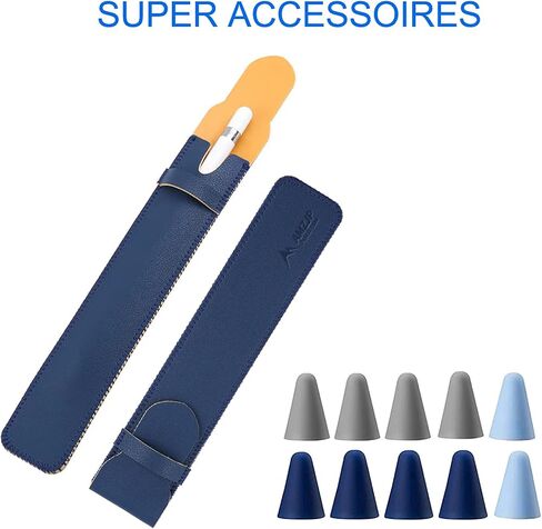 Pencil Tips Compatible with Apple Pencil 1st & 2nd Generation, Replacement Tips (4 Pack) and Nibs Protector Cover (4 Pack) for iPad Pro Pen in Saudi Arabia