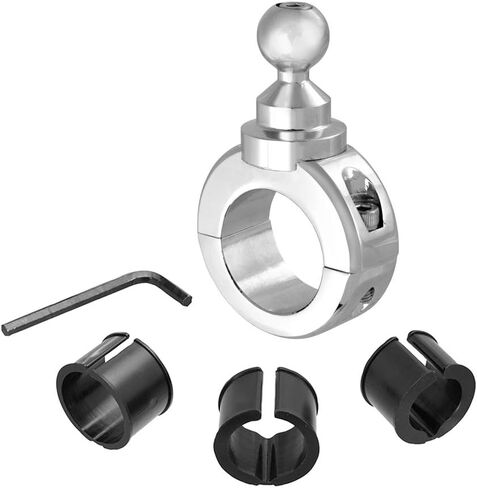 حامل مقود الدراجة النارية من ARKON Mounts MC2C ممتاز من الألومنيوم لجهاز Garmin nuvi GPS للبيع بالتجزئة من الكروم in Kuwait