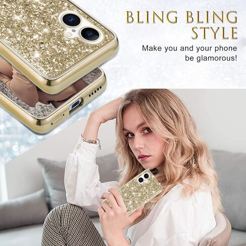 Silicone Case for iPhone 16 Plus 5G Case Glitter Sparkle Bling, Hybrid Matte Back Case High Impact Heavy Duty Shockproof Protective Cover for iPhone 16 Plus Cute Case for Women 6.7" (Red) in Saudi Arabia