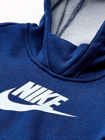 Nike Girls NSW Pullover Hoodie (US, Alpha, X-Large, Regular, Gray/Pink) in Saudi Arabia