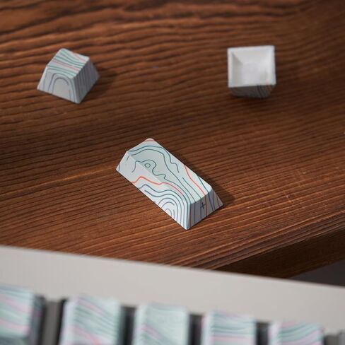 أغطية مفاتيح مطبوعة جانبية Sumgsn PBT، تألق من خلال أغطية المفاتيح، غطاء مفاتيح أبيض بإضاءة خلفية، أغطية مفاتيح DYE-SUB 130 مفتاحًا مع مفاتيح إدخال كبيرة للوحة المفاتيح الميكانيكية 60/64/84/87/104/108 (أبيض) in Kuwait