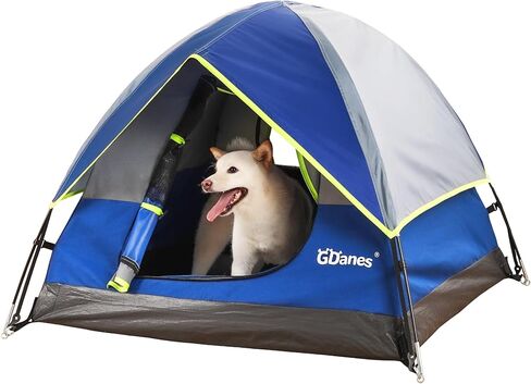 Red Dog Tent, Portable Indoor/Outdoor Dog House, Dog Bed with Soft Pad - 42 X 42 X 32 Inches in Saudi Arabia