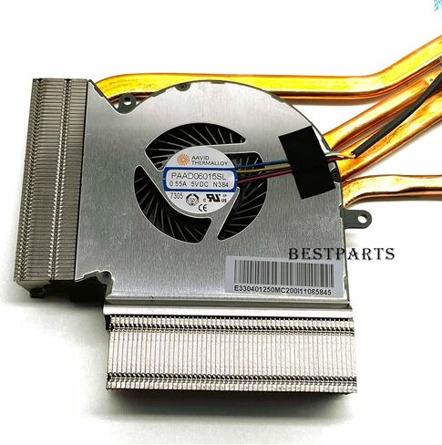 BestParts New Genuine CPU+GPU Cooling Fan with Heatsink Replacement for MSI GL63, GE63 Raider, GE63VR, GE63, GP63 Leopard, P/N: PAAD06015SL N383 N384 in Saudi Arabia