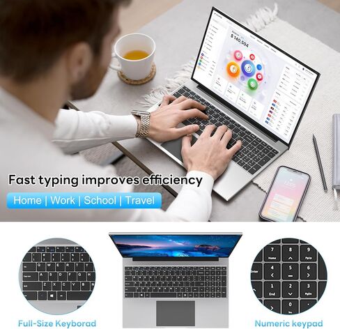كمبيوتر محمول Jumper مع وحدة المعالجة المركزية Celeron N5095، وذاكرة الوصول العشوائي 16 جيجابايت، و128 جيجابايت EMMC، و1 تيرابايت SSD، وأجهزة الكمبيوتر المحمولة مع شاشة FHD IPS 1200P، وبطارية 38WH، و2.4G+5G WiFi، ومكبرات صوت، وHDMI، وكمبيوتر محمول للأعمال in Kuwait