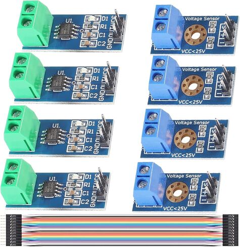 2 قطعة مستشعر الكشف الحالي وحدة استشعار التيار المتردد 5 فولت 12 فولت 24 فولت 0-5A وحدة حماية التتابع القابلة للتعديل مخرج مفتاح حماية التيار الزائد مع مفك براغي (12 فولت) in Kuwait