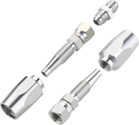 2PCS 1/2'' Reusable Hydraulic Fittings, Size #08 Hydraulic Hose Repair Kit in Saudi Arabia