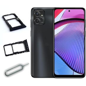for Motorola Moto G 5G 2023 XT2313-3 XT2313-6 XT2313-4 SIM Card Tray SD Card Tray Holder Slot pin Replacement Black XT2313