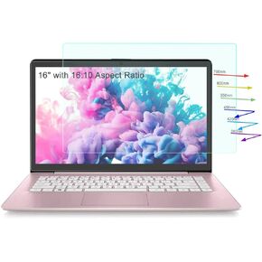 2 Pack Anti Blue Light Screen Protector for 16" Lenovo/HP/Dell/ASUS/LG/MSI/Samsung/Acer 16:10 Aspect Laptop, Eye Protection Blue Light, UV Blocking Filter Film, Ultra HD, Matte, Anti Fingerpirnt