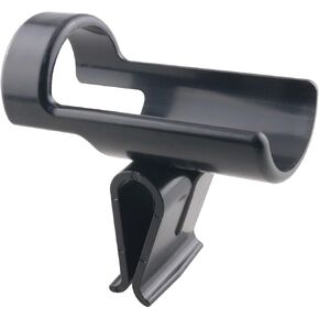 Multi Functional Bucket Rod Holder Edge for Fishing Bucket Fishing Rod Fixing Bracket Gun Mount Clamp Fishing Tackle Accessory, Suitable for Almost Any Ice Rod on a Bucket Black