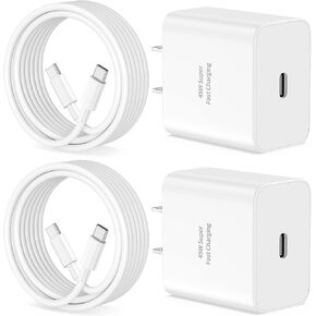 USB C Fast Charger for Google Pixel 9/9 Pro/9 Pro XL/9 Pro Fold/8/8a/8 Pro/7/7 Pro/6/5/4/3 XL, 2Pack 45W Type C Super Fast Charging Block with 6FT USB-C to C Android Phone Charger Cable Cord
