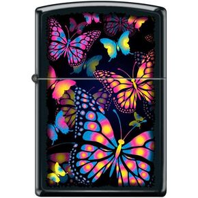 Zippo Lighter- Duck Mallard Satin Chrome Windproof Lighter #Z5277