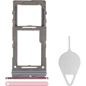 Sim Card Tray Replacement for Samsung Galaxy S20+ 5G (Single SIM Version) - Cloud Pink Card Tray Slot Holder Bracket Adapter with Needle Ejector for S20 Plus 5G SM-G986U