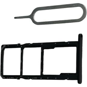 OEM SIM Card Tray SD Card Tray Slot Holder+Pin Compatible with Samsung Galaxy A06 A065F/DS A065M Black