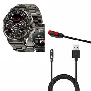 USB Cable for AMAZTIM V69 SmartWatch, Magnetic Replacement Charger Compatible for V69 Smart Watches
