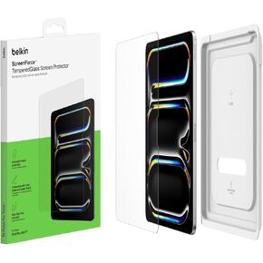 Belkin ScreenForce TemperedGlass Screen Protector for Apple iPad Pro 11" 7th Generation, Thin, Extra Durable, Scratch-Resistant w/Easy Installation, Compatible w/Case & Apple Pencil