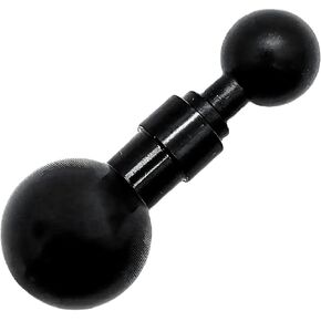 1'' Ball to 17mm Ball Adapter Compatible with RAM Mounts B Size 1 Inch Ball Double Socket Arm,Garmin 17mm Swivel Ball Mounting Pattern GPS Mount