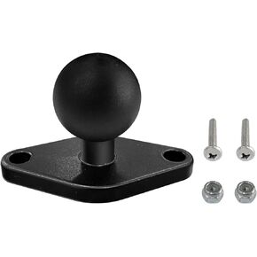 Sutekus 1" Ball Adapter with Diamond Mount Base Universal Mount Motorcycle Mount GPS Ball System Mount