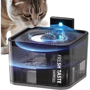 Cat Drinking Fountain 106 oz/3 Liter Large Capacity, Silent Leak-Proof Pet Drinking Fountain, with Motion Sensor Dual Power Supply