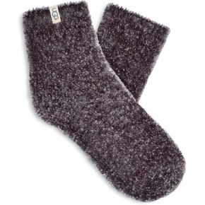 UGG, Womens, Leda Cozy Quarter, Charcoal, One Size