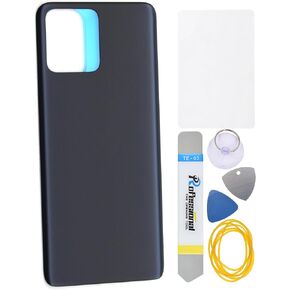 Rear Back Door Cover Replacement for Motorola Moto G Stylus 5G 2023 with Pre-Install Adhesive Cosmic Black