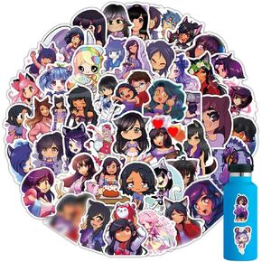 102pcs Purple Goddess Cartoon Stickers for Kids, Anime Decals for Teens,Vinyl Waterproof of Cute Characters Sticker for Laptop，Phone，Hard Hat，Skateboard，Scrapbooking，Christmas Gifts for Kids
