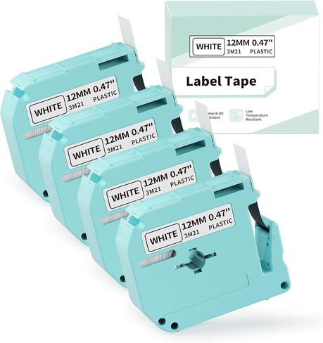 M-K131 Clear Tape Compatible with Brother M Tape Clear MK131 M-131 for Brother Ptouch PT-M95 PT-90 PT-70 PT-65 PT-85 PT-45 Label Maker Refills, 12mm 0.47inch 4-Pack in Kuwait