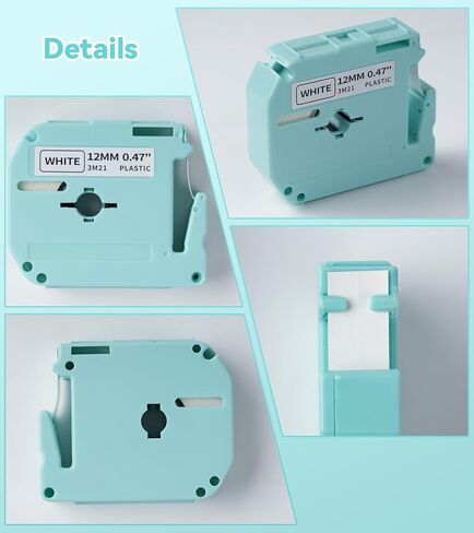 M-K131 Clear Tape Compatible with Brother M Tape Clear MK131 M-131 for Brother Ptouch PT-M95 PT-90 PT-70 PT-65 PT-85 PT-45 Label Maker Refills, 12mm 0.47inch 4-Pack in Kuwait