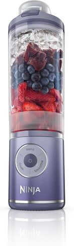 Ninja Blast Max, Portable Blender + Twist & Go, Personal Blender, Ninja Blender, Smoothie, Blend, Ice Crush, 3 Programs, Cordless, 22oz removable Vessel, Dishwasher Safe, Leakproof, Sea Glass, BC251MT in Saudi Arabia