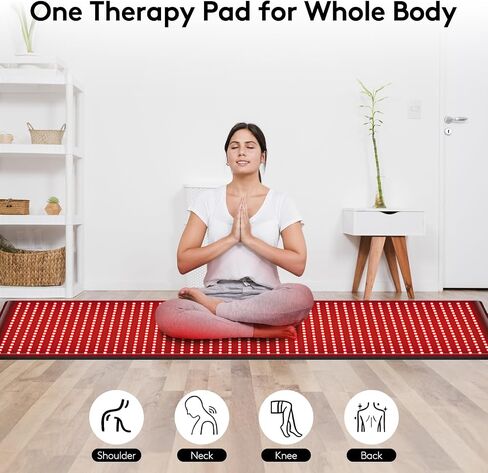 Red Light Therapy Belt, CLMTAS infrared light therapy Speed Healing LED 660nm&850nm with Controller, Versatile Use, Ideal Gift for Women Men in Saudi Arabia