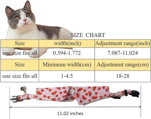 Collar for Cats Dogs Cat Strap with Bell Breakaway Bow Collar Solid & Safe Buckle Pet Supplies Fruit Accessories Collar Handmade Sewing Detachable Pet Collar (Lemon) in Saudi Arabia