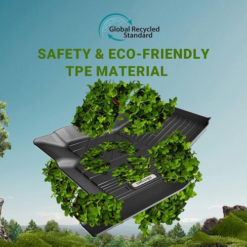 حصيرة سرير شاحنة OEDRO مناسبة لـ 2019-2024 Chevy Silverado 1500 GMC Sierra 1500 5.8FT، بطانة شحن TPE مناسبة لجميع الأحوال الجوية، ملحقات Chevy Silverado/Sierra 1500 شديدة التحمل، سوداء in Kuwait