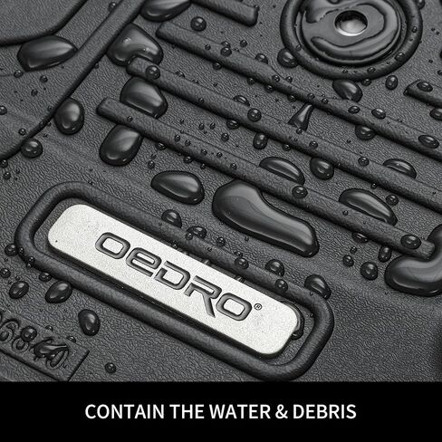 حصيرة سرير شاحنة OEDRO مناسبة لـ 2019-2024 Chevy Silverado 1500 GMC Sierra 1500 5.8FT، بطانة شحن TPE مناسبة لجميع الأحوال الجوية، ملحقات Chevy Silverado/Sierra 1500 شديدة التحمل، سوداء in Kuwait