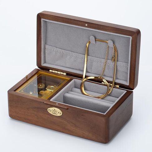 ديكور ذهبي، صندوق موسيقى You Are My Sunshine Music Box، هدايا مجوهرات عباد الشمس، صندوق مجوهرات لغرفة المراقبة والزجاج والكريستال مع خطافات قلادة، أفكر فيك، هدايا أمي، هدايا عيد الميلاد السنوية in Saudi Arabia