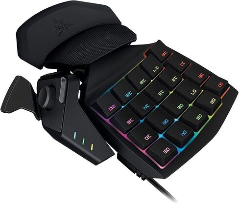 لوحة مفاتيح الألعاب Razer Orbweaver Chroma: مفاتيح مفاتيح ميكانيكية - 30 مفتاحًا قابلاً للبرمجة - إضاءة Chroma RGB قابلة للتخصيص - وحدات ماكرو قابلة للبرمجة - أسود كلاسيكي in Kuwait