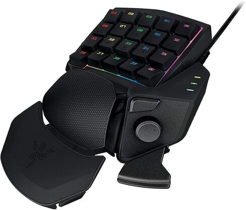 لوحة مفاتيح الألعاب Razer Orbweaver Chroma: مفاتيح مفاتيح ميكانيكية - 30 مفتاحًا قابلاً للبرمجة - إضاءة Chroma RGB قابلة للتخصيص - وحدات ماكرو قابلة للبرمجة - أسود كلاسيكي in Kuwait