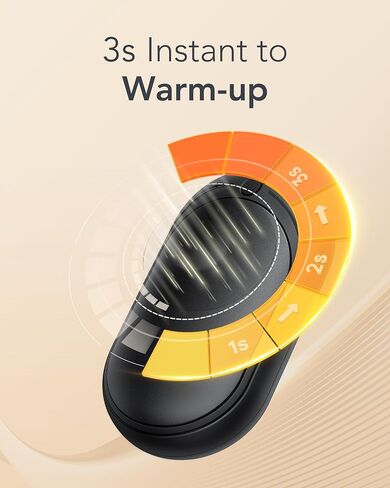 Hand Warmers Rechargeable, VEGER 2 Pack Electric Rechargeable Hand Warmers, Portable Pocket Heater for Christmas, Indoor, Outdoor, Sports, Winter Essentials, Cold Days Must Have in Saudi Arabia