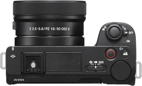 Sony Alpha ZVE10 II - APS-C Interchangeable Lens Mirrorless Camera with 16-50mm Lens (Black) Bundle with Advanced Accessories | sony zve10 in Saudi Arabia