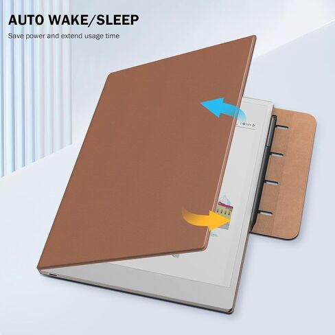 MoKo Case for Remarkable Paper Pro 2024 11.8", Lightweight Ultra-Thin Magnetic Case with Wide Pen Protective Clasp, Auto Sleep/Wake for Remarkable Pro 11.8", Black Notebook in Kuwait