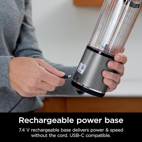 Ninja Blast Portable Blender, Cordless, 18oz. Vessel, Personal Blender For-Shakes and Smoothies, BPA Free, Leakproof-Lid and Sip Spout, USB-C Rechargeable, Dishwasher Safe, Tinted Lavender, BC151LD in Saudi Arabia