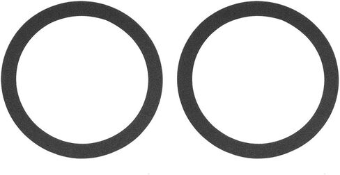 uxcell Black 4.5 Inch EVA Foam Speaker Edge Surround Rings Replacement Parts for Speaker Repair or DIY 2Pcs in Saudi Arabia