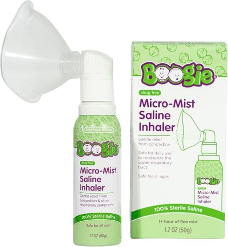 Boogie Micro-Mist Saline Inhaler Refill, 2.8oz Unscented - Pack of 1 in Saudi Arabia