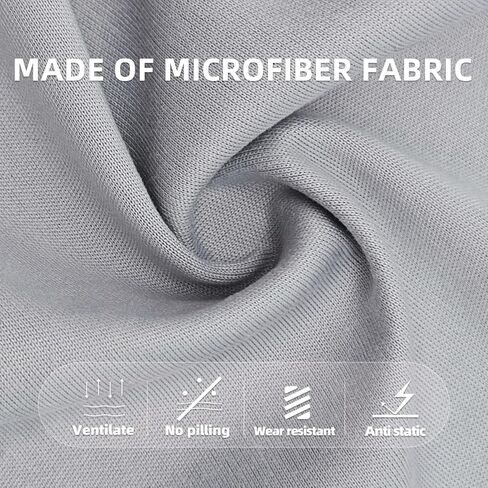 AIMI 12 Pack Microfiber Cleaning Cloths Black Dark Gray - 6" x 7" Microfiber Glasses Cloth - Great for Cleaning Eyeglasses, Cell Phones, Screens, Lenses, Glasses and All Delicate Surface in Saudi Arabia
