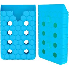 Silicone Phone Holder Charms Compatible for Bogg Bag - Phone Case Holder Charms Accessory Compatible with All Bogg Bags - Cell Phone Holder for Beach Tote Bags -Honeycomb Orange