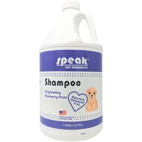 Brightening Dog Shampoo, Blueberry Plum, 1 Gallon