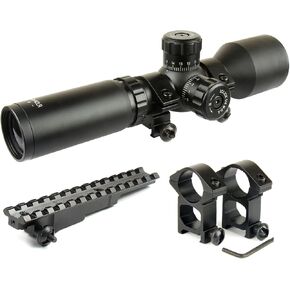 TACFUN 3-9x42 Long Eye Relief Scope w/Ring & K98 Mount for Mauser K98