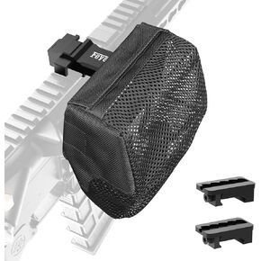 Feyachi Shell Catcher, Heat Resistant Brass Catcher with Zipper Bottom and Picatinny Rail Mount for Efficient Brass Shell Collection, Ideal for Shooting Hunting