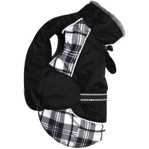 DroolingDog Dog Coats for Small Medium Dogs Winter Jacket Outdoor Stylish Clothes with Nylon Waterproof Material and 100% Polyester Fleece Lining, Blue, Small in Kuwait