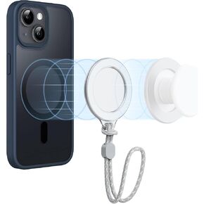 Magnetic Phone Lanyard，Magnetic Phone Wrist Strap Compatible with PopSockets Magnetic Phone Grips, iPhone MagSafe Cases and iPhone 16/15/14/13/12 & Android